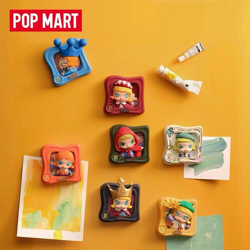 POPMART泡泡玛特MOLLY沿途的风景系列冰箱贴盲盒居家周边礼物