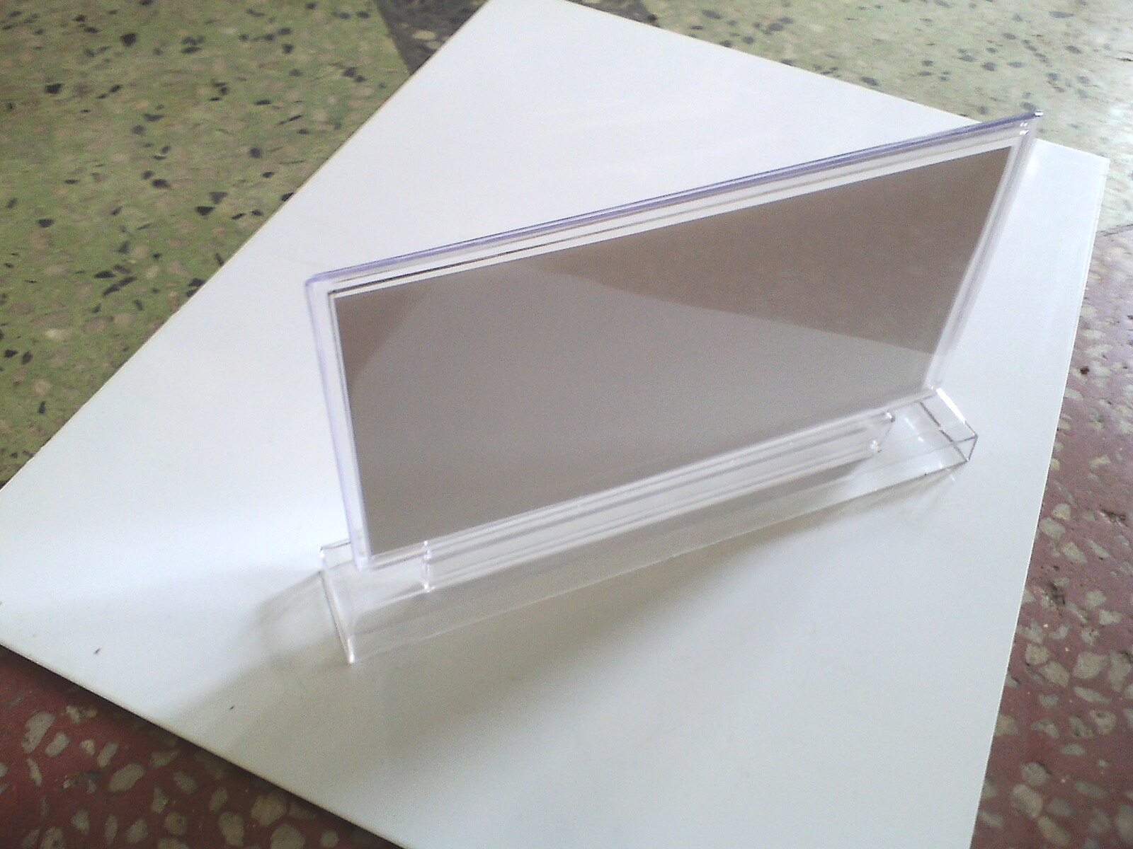 特价10*20CM透明双面 桌牌 会议牌台卡台签588 展示架 菜单夹