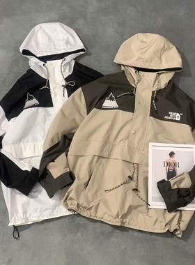 慧慧来自星星女装店 68815新款黑白拼接百搭洋气风衣外套SUBBB