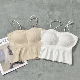自带胸垫 新款 肌理感透气收腰吊带 店 慧慧来自星星女装
