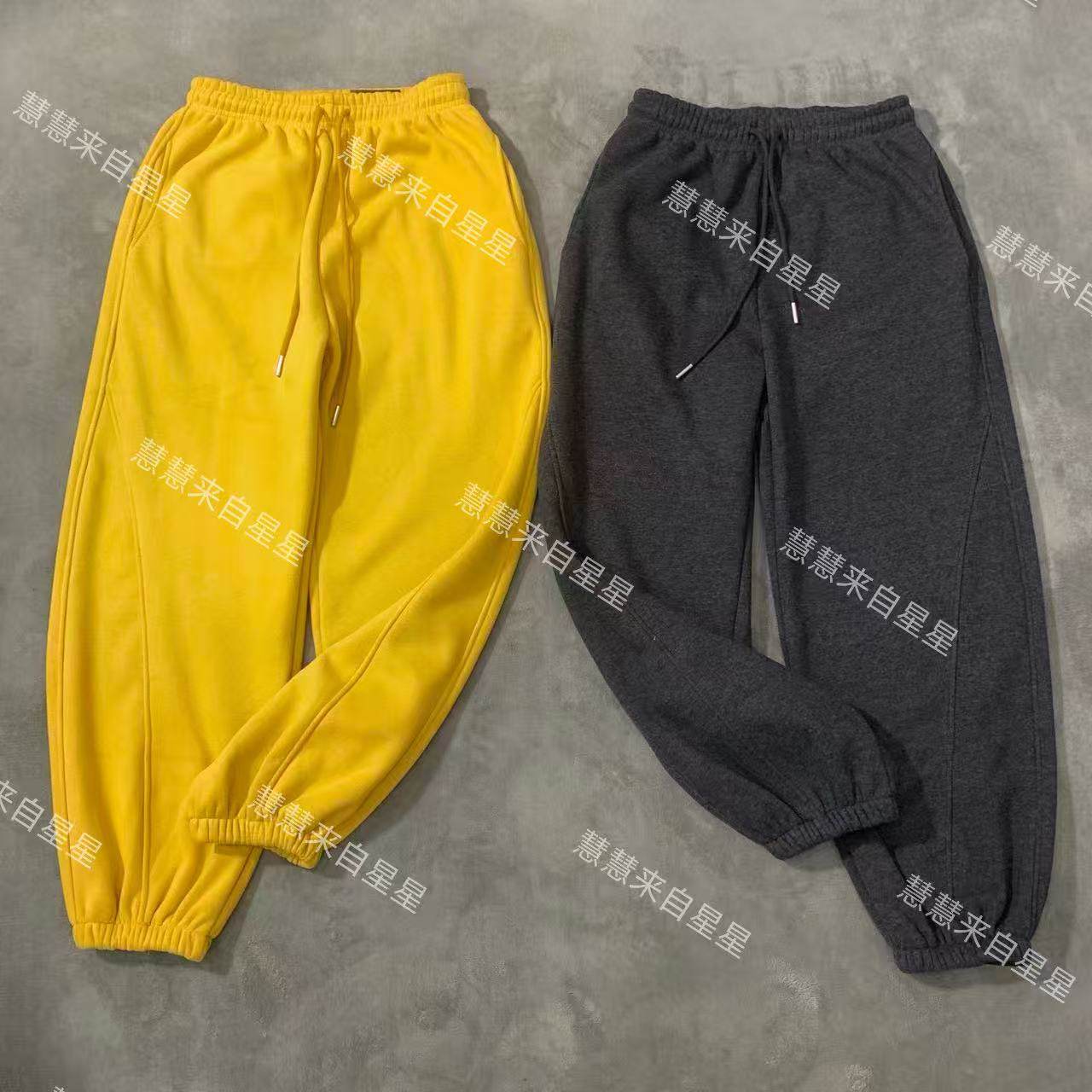 慧慧来自星星女装店 15951新款百搭加绒两色纯色抽绳束脚裤,女装/女士精品,休闲裤,淘宝优惠券,粉丝福利购,淘宝优惠卷