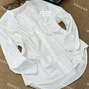 店 七粒扣圆领衬衫 26010开春新款 百搭 时尚 慧慧来自星星女装