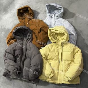 新款 7080冬季 四色90绒抽绳拉链连帽羽绒服 店 慧慧来自星星女装