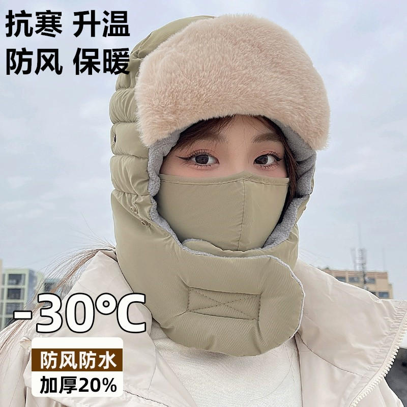 电动车面罩冬季防寒保暖防风