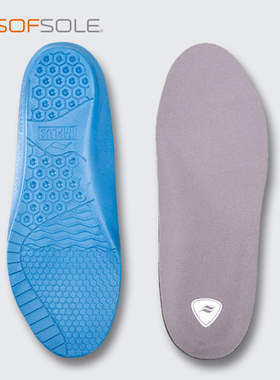 SOFSOLE舒足速乐鞋垫男女款加厚减震透气舒适爬山户外军训缓震垫