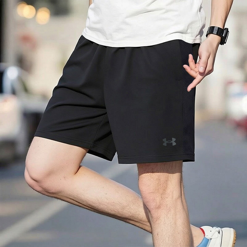UA安德玛速干短裤男裤2026夏季男士跑步健身训练五分裤沙滩运动