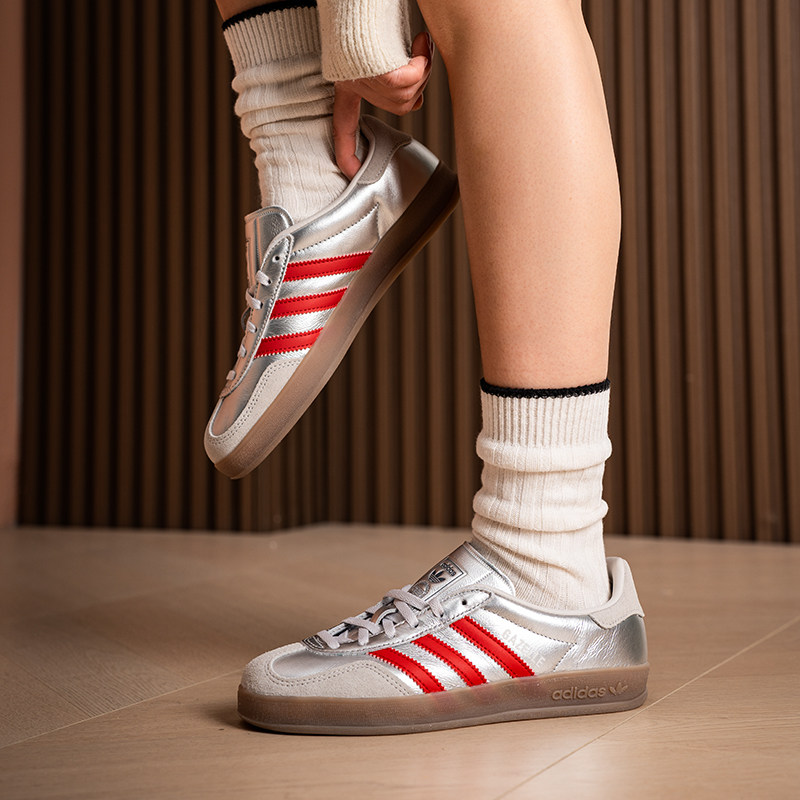 阿迪达斯三叶草女鞋GAZELLE INDOOR轻便时尚运动休闲板鞋JR2403,运动鞋new,运动休闲鞋,淘宝优惠券,粉丝福利购,淘宝优惠卷