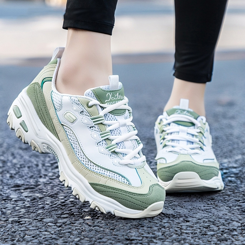 斯凯奇官方旗舰小冰熊老爹鞋女鞋厚底熊猫鞋运动鞋透气休闲跑步鞋