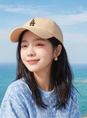 MLB官方男帽女帽户外运动帽休闲鸭舌帽卡其色遮阳棒球帽3ACPB064N