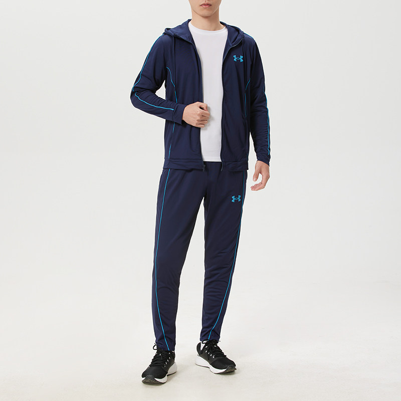 安德玛男运动套装 20256春季新款跑步健身训练服连帽夹克外套长裤,运动服/休闲服装,运动套装,淘宝优惠券,粉丝福利购,淘宝优惠卷