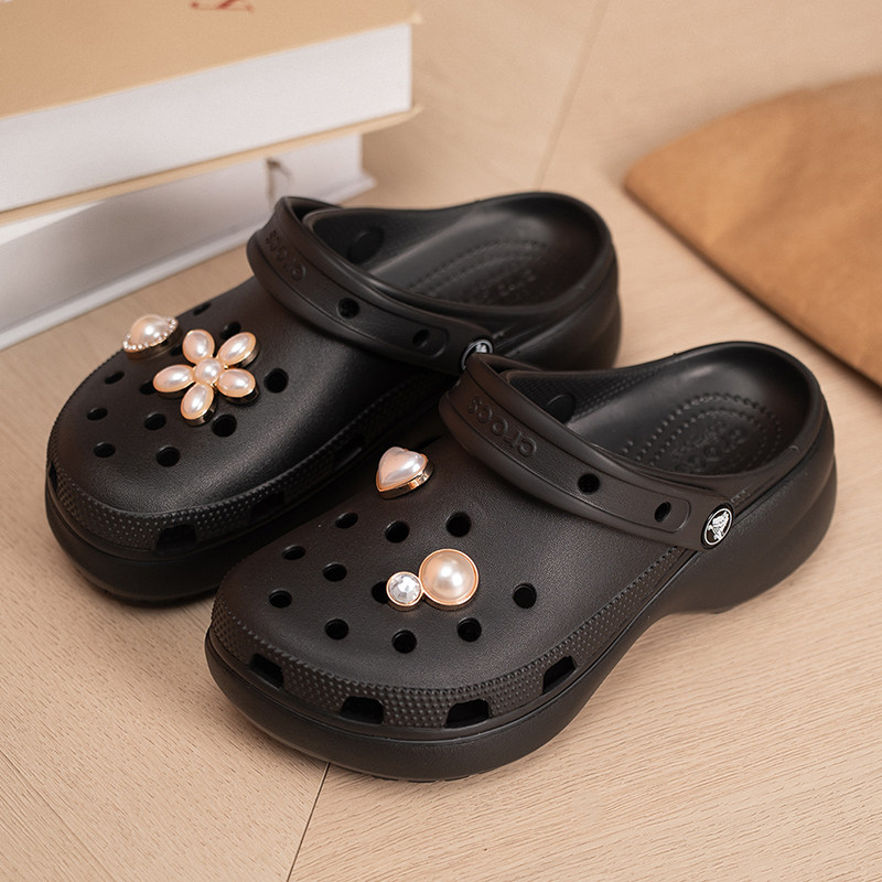 幸运叶子丨Crocs卡骆驰洞洞鞋云朵厚底户外沙滩鞋凉鞋拖鞋女鞋