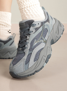 Mizuno美津浓休闲鞋男鞋女鞋TRAINER 2K V2复古老爹鞋厚底运动鞋