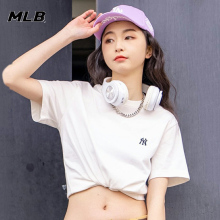 MLB正品NY短袖女体恤运动服上衣2024夏季新款情侣装纯棉T恤男半袖