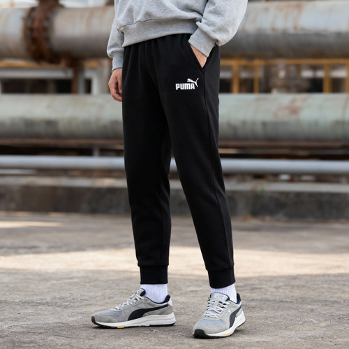 PUMA彪马加绒长裤男裤女裤冬季新款针织保暖卫裤长裤运动裤682724