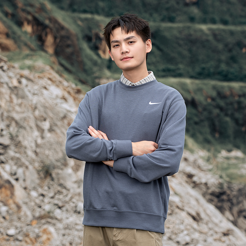 Nike耐克运动卫衣男款2025秋季新款套头衫训练跑步休闲上衣IB8825