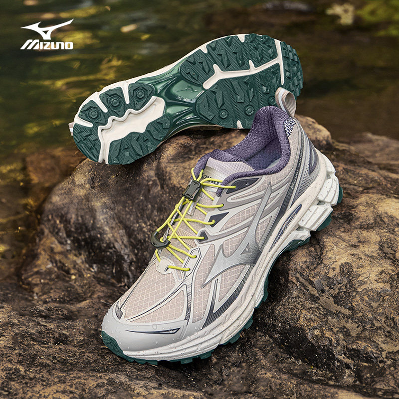 美津浓复古老爹鞋男鞋春季新款轻便运动鞋HAO MIX TL减震休