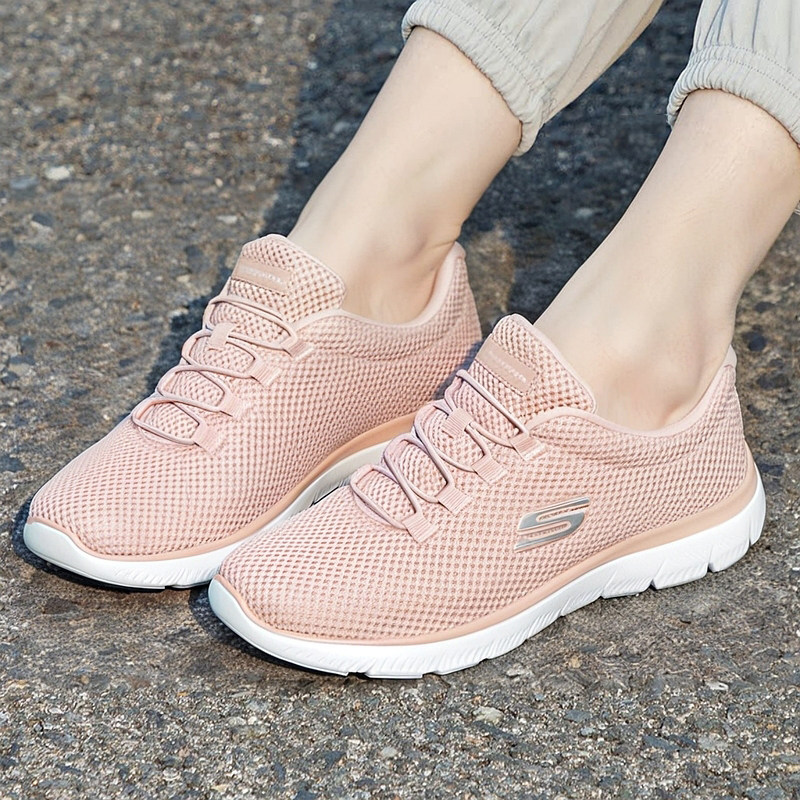 斯凯奇一脚蹬穿脱妈妈鞋女鞋春季网面透气休闲鞋薄款健步鞋运动鞋,运动鞋new,运动休闲鞋,淘宝优惠券,粉丝福利购,淘宝优惠卷