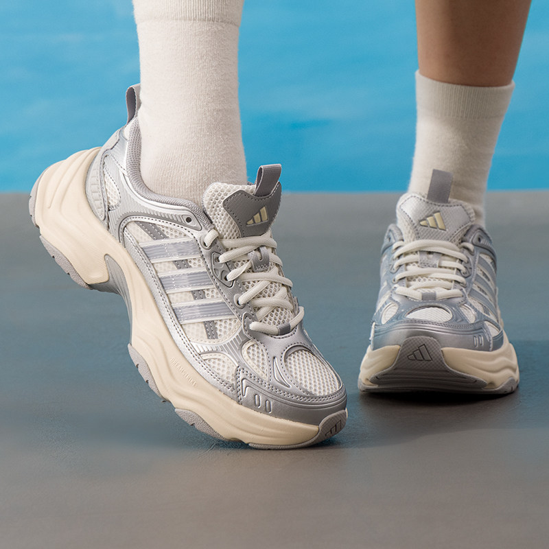 阿迪达斯男鞋女鞋跑鞋2026夏季新款运动鞋舒适透气休闲鞋老爹鞋