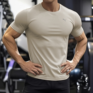 健身衣训练服运动短袖 男士 520759 新款 PUMA彪马速干T恤男春季