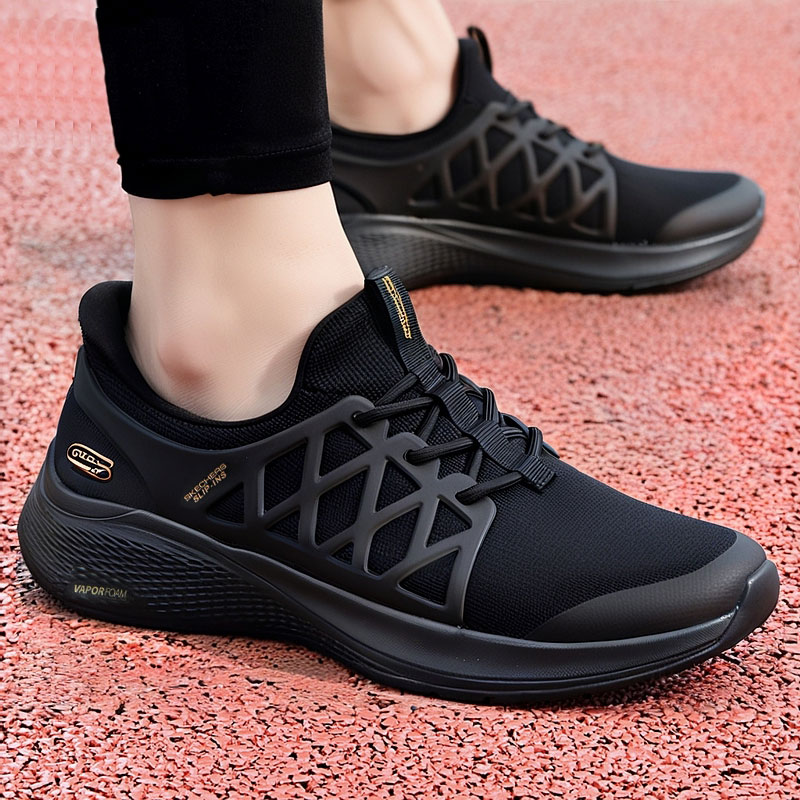 斯凯奇男鞋女鞋新款一脚蹬穿脱健步鞋闪穿运动鞋情侣休闲鞋