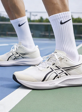 亚瑟士跑鞋男鞋2026春季新款HYPER SPEED 5网面白色跑步鞋训练鞋