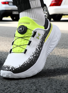 安德玛男鞋女鞋2025秋季SlipSpeed Mega Ripstop运动鞋情侣休闲鞋