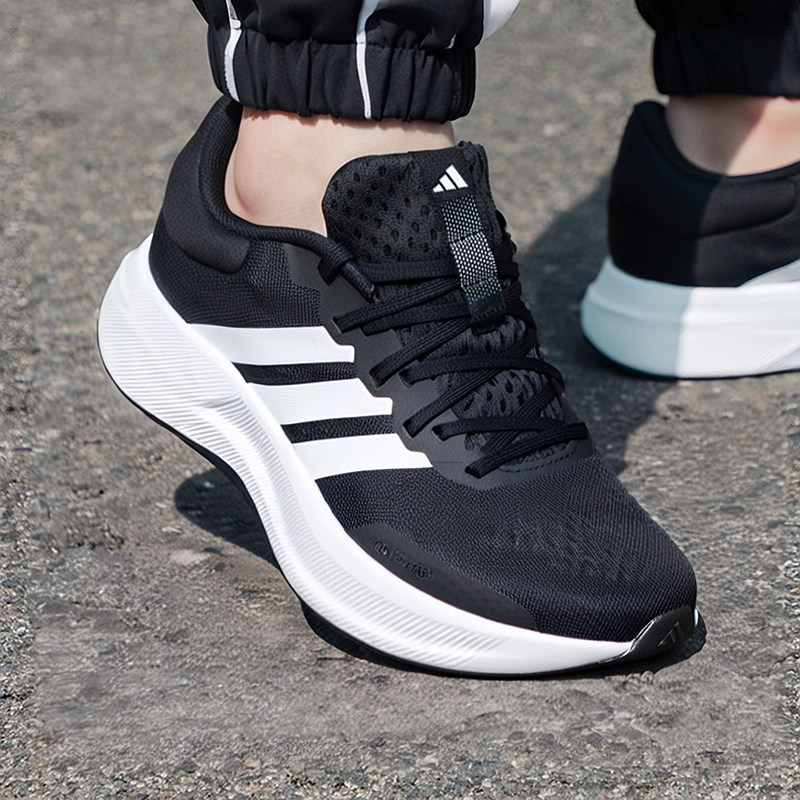 Adidas阿迪达斯男鞋官方旗舰店正品透气网面运动鞋新款体测跑步鞋