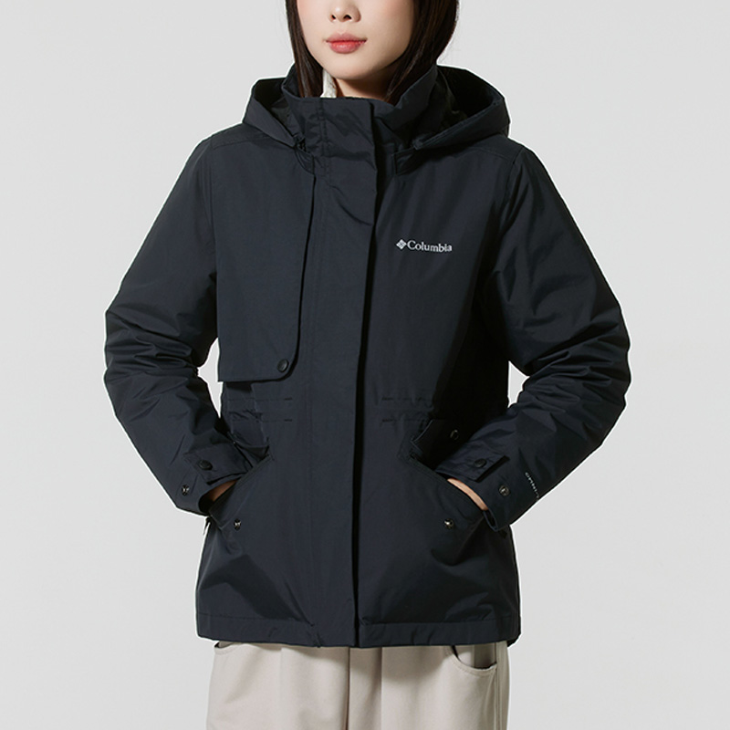 Columbia哥伦比亚2025冬季女装三合一冲锋衣羽绒内胆户外运动服