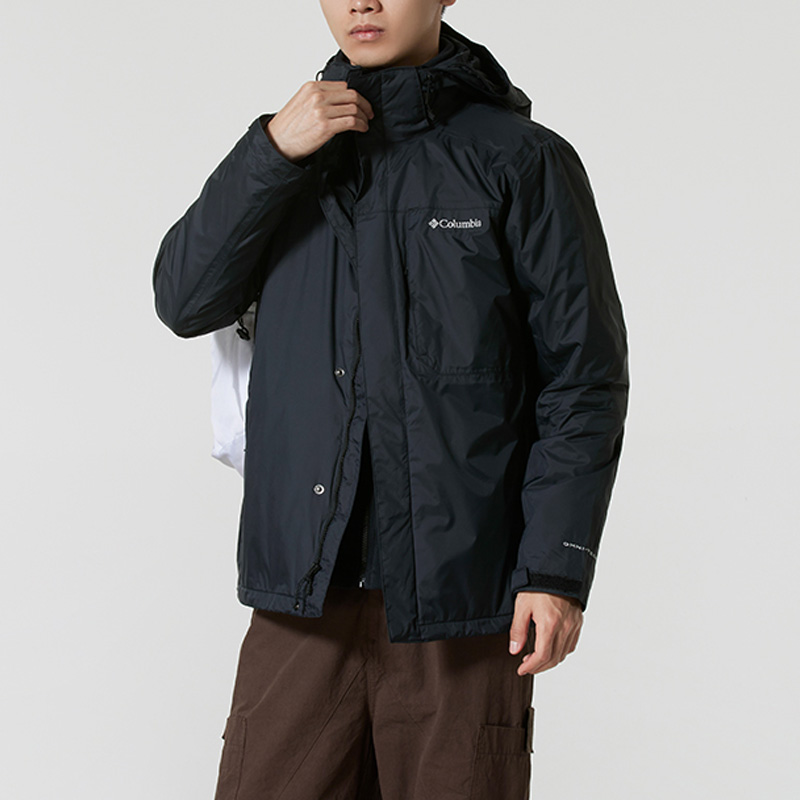 Columbia哥伦比亚户外男子防水冲锋衣抓绒内胆三合一外套WE6508