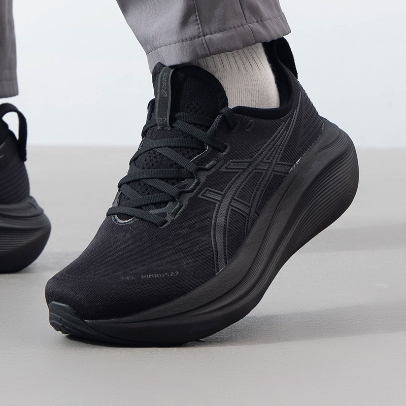 亚瑟士男鞋2025新款GEL-NIMBUS 27运动鞋缓震马拉松训练跑步鞋