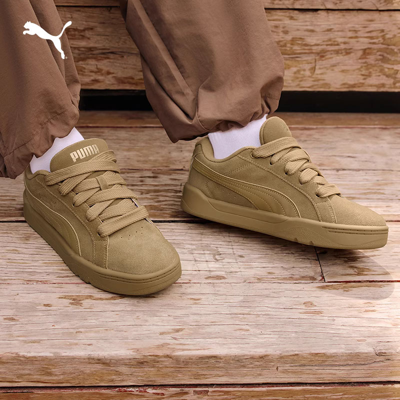 PUMA彪马男鞋女鞋2025新款翻毛皮复古运动鞋板鞋低帮休闲鞋407867