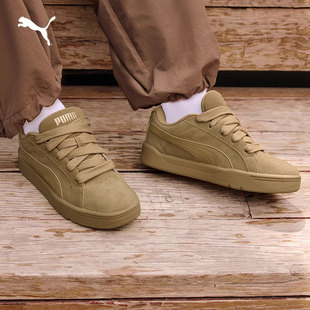 PUMA彪马男鞋女鞋2025新款翻毛皮复古运动鞋板鞋低帮休闲鞋407867
