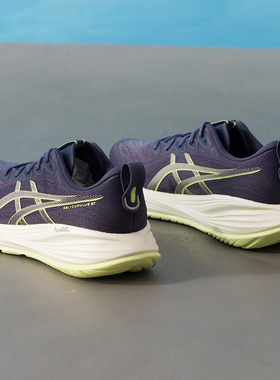 亚瑟士男子跑步鞋男鞋2025秋季新款GEL-CUMULUS 27运动鞋轻便跑鞋