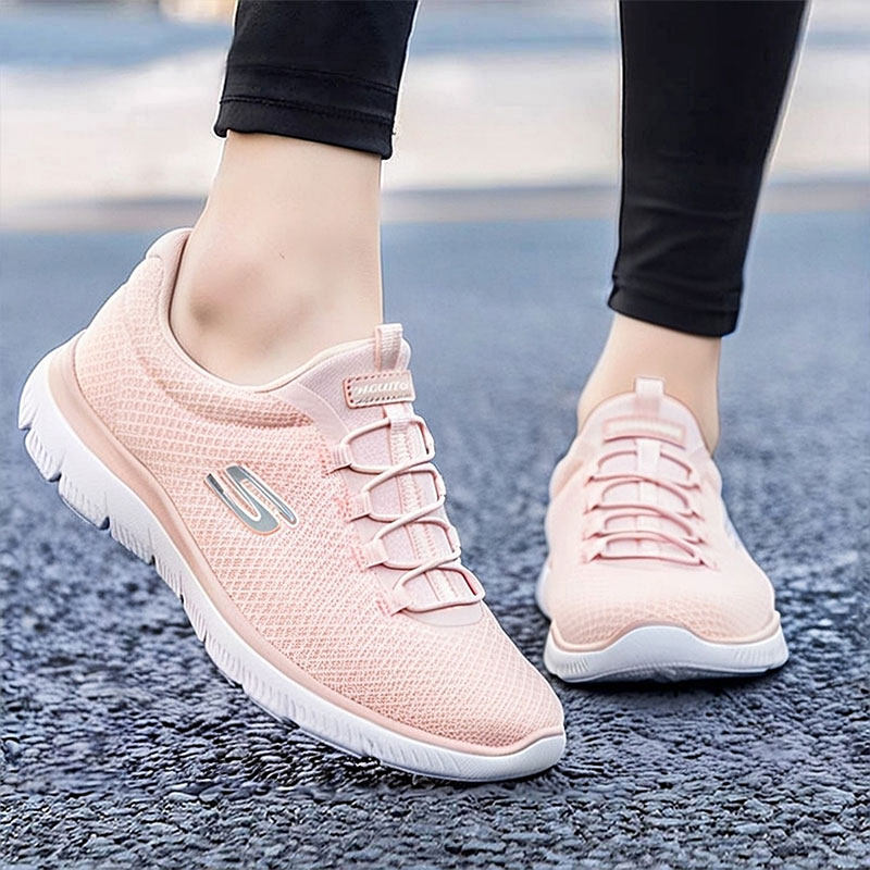 斯凯奇一脚蹬穿脱运动鞋女鞋春季新款女子休闲鞋网面透气健步鞋,运动鞋new,运动休闲鞋,淘宝优惠券,粉丝福利购,淘宝优惠卷