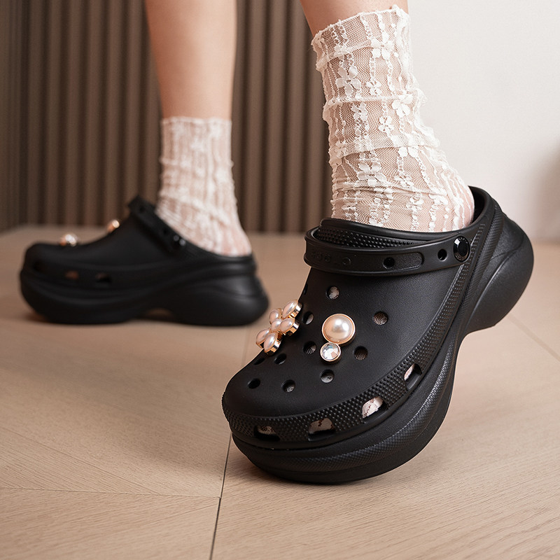 Crocs卡骆驰复古ClogBAE洞洞鞋女鞋厚底显高凉鞋运动沙滩