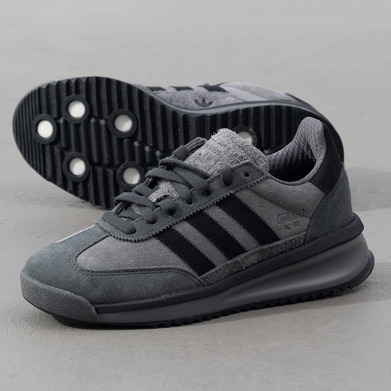 阿迪达斯三叶草SL72男鞋女鞋2025冬季灰色T头鞋复古运动鞋休闲鞋
