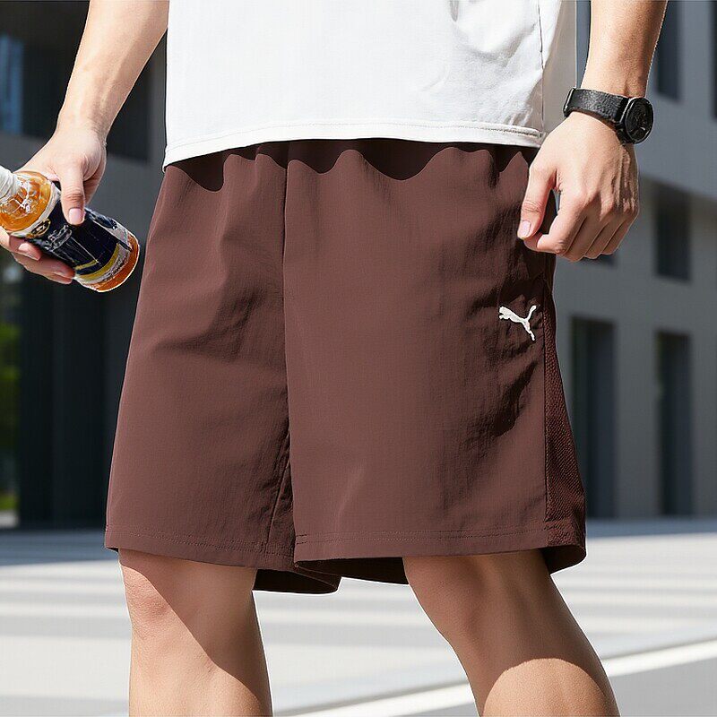 幸运叶子丨PUMA彪马速干短裤男裤夏季新款男士梭织沙滩休闲运动裤