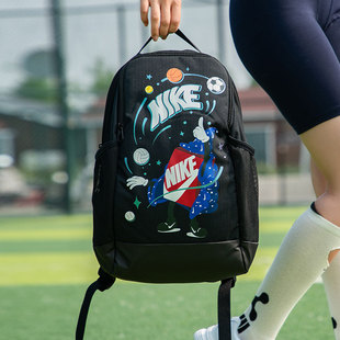 NIKE耐克背包男童女童休闲包冬季新款运动包卡通印花双肩包书包潮