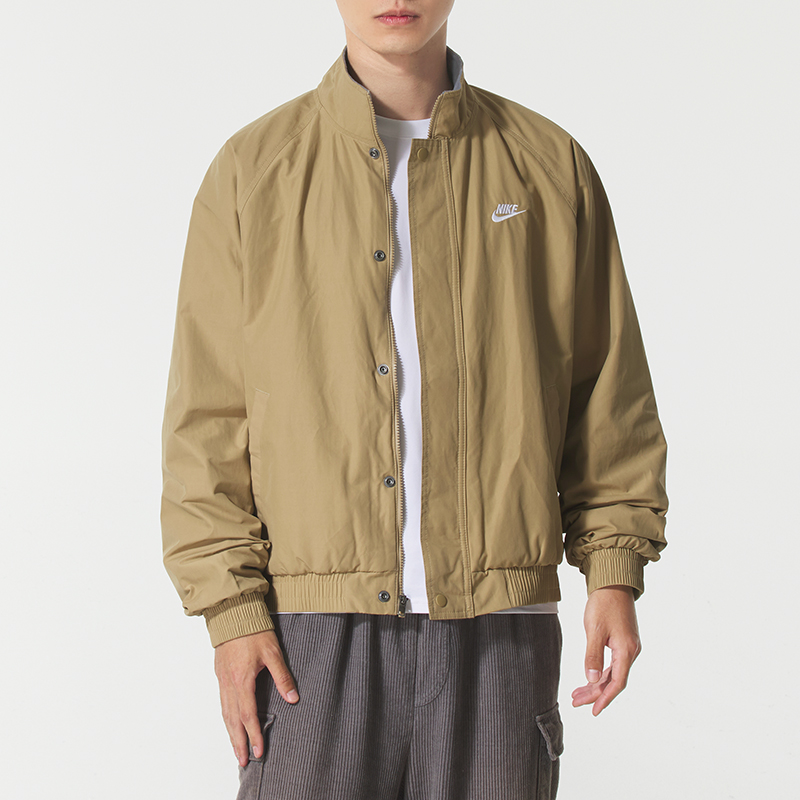 NIKE耐克梭织夹克男装2025秋季新款立领休闲夹克男士运动服FZ0657