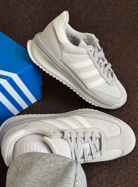 阿迪达斯三叶草男鞋女鞋SL72 RTN复古运动鞋灰色T头鞋正品休闲鞋