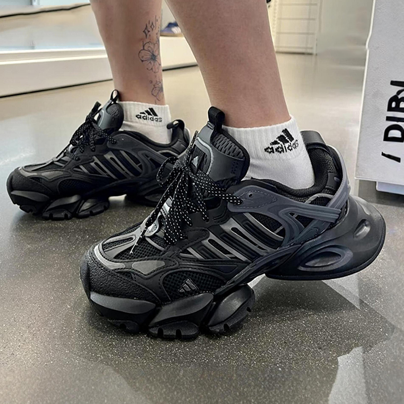 阿迪达斯正品潮流休闲鞋机甲风运动鞋男鞋女鞋厚底老爹鞋JR3086