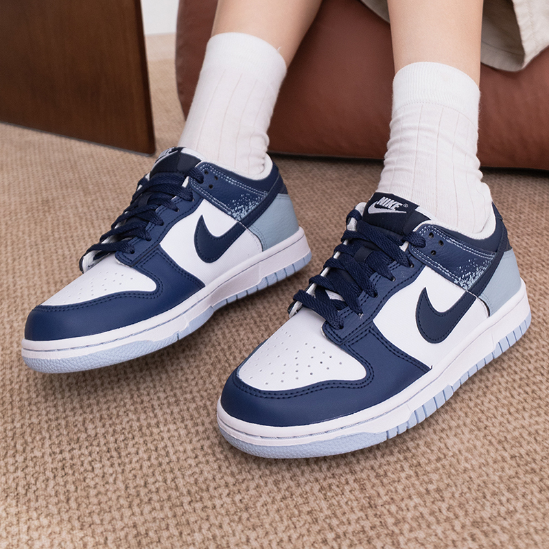耐克女鞋 2025新款DUNK休闲鞋舒适低帮板鞋运动鞋大童青少年鞋子