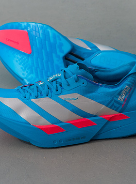阿迪达斯男鞋2025冬季ADIZERO ADIOS PRO 4运动鞋跑步鞋JR4796