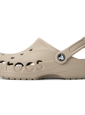 Crocs卡骆驰贝雅洞洞鞋男鞋女鞋夏季新款凉鞋包头拖鞋白色沙滩鞋