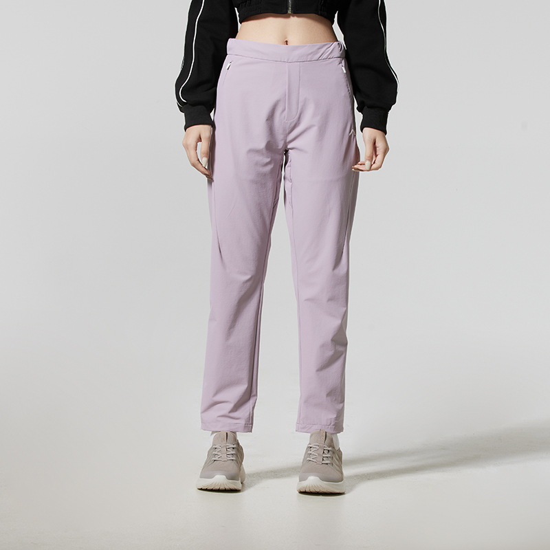 LANBU蓝步女裤2025秋季新款女士休闲裤跑步运动裤梭织长裤L511817