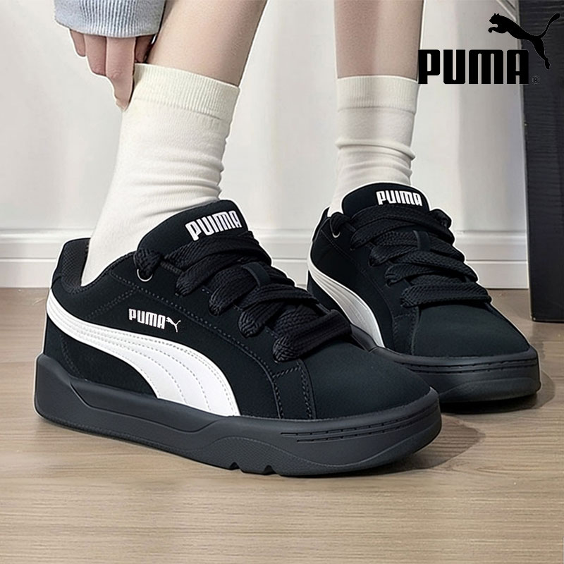 PUMA彪马黑色板鞋男鞋女鞋2025秋季新款情侣面包鞋运动鞋400707