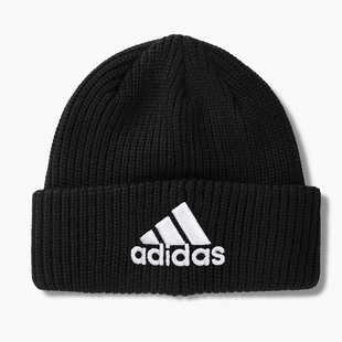 阿迪达斯毛线帽男帽女帽春秋帽子运动帽冷帽针织保暖套头帽IB2651