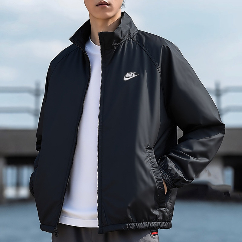 NIKE耐克官方立领梭织夹克男装正品2026春新款防风运动外套HV1140,运动服/休闲服装,运动茄克/外套,淘宝优惠券,粉丝福利购,淘宝优惠卷