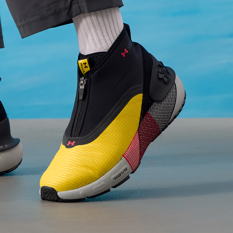 UA安德玛男鞋女鞋冬季新款HOVR缓震跑步鞋健身训练鞋中帮运动鞋子