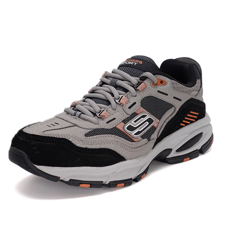 斯凯奇露营休闲户外鞋男鞋冬季新款轻便运动鞋老爹鞋徒步鞋登山鞋